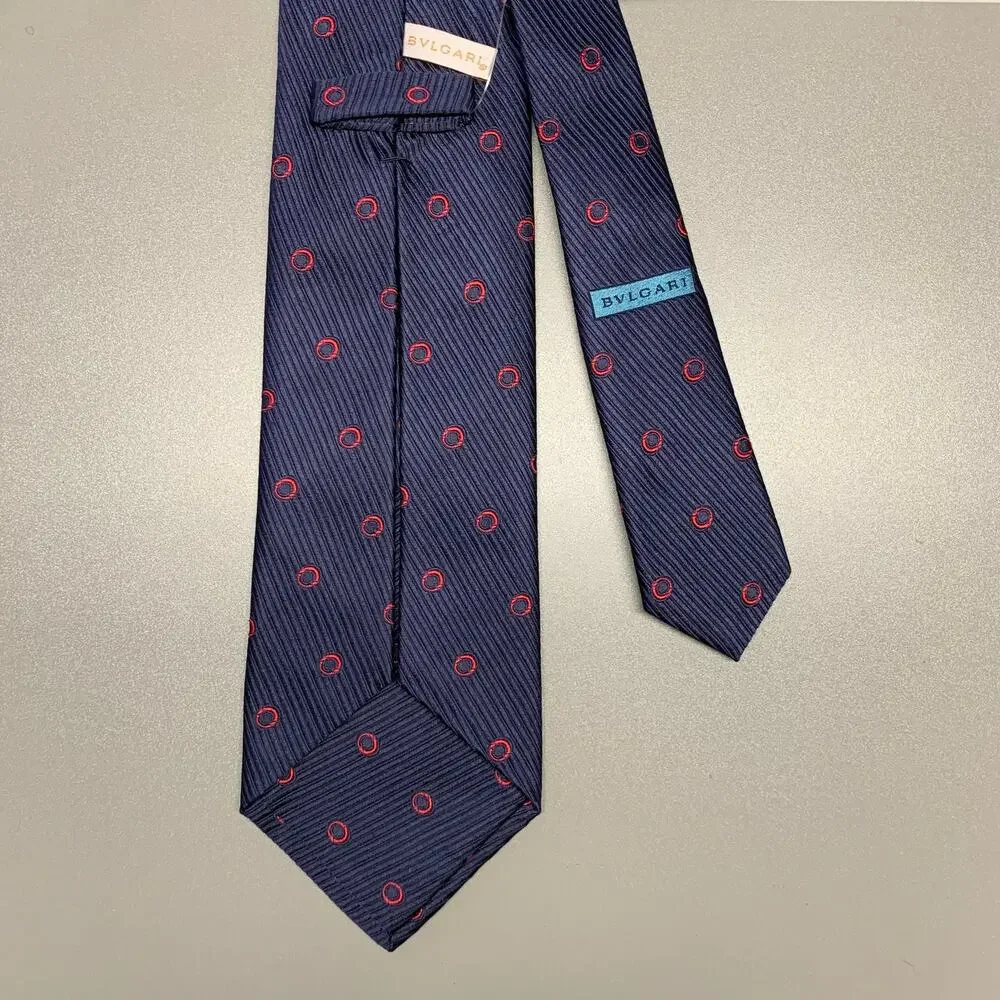 BVLGARI necktie navy